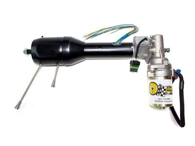 EPAS Performance Electric Power Steering Conversion Kit with Adjustable Potentiometer and Black IDIDIT Steering Column (Early 1967 Mustang)