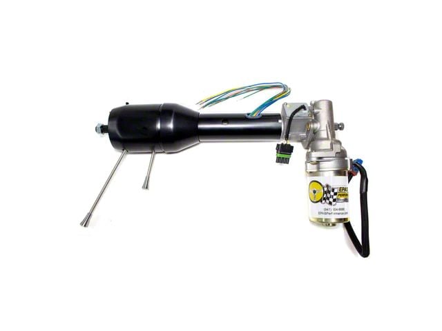 EPAS Performance Electric Power Steering Conversion Kit with Adjustable Potentiometer and Black IDIDIT Steering Column (Early 1967 Mustang)