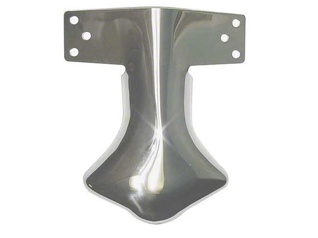 Exhaust Deflector, Plain, Stainless Steel