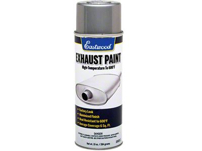 Exhaust Paint Aluminum Color 10oz Spay