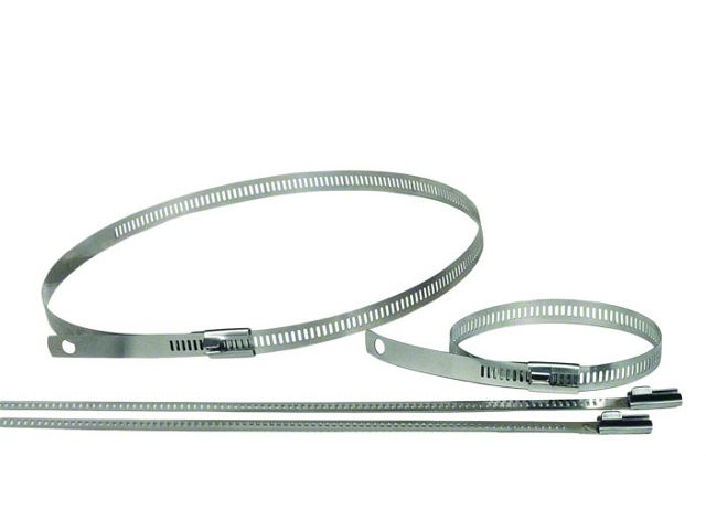 Exhaust Wrap, Stainless Steel Locking Ties (F-Series)