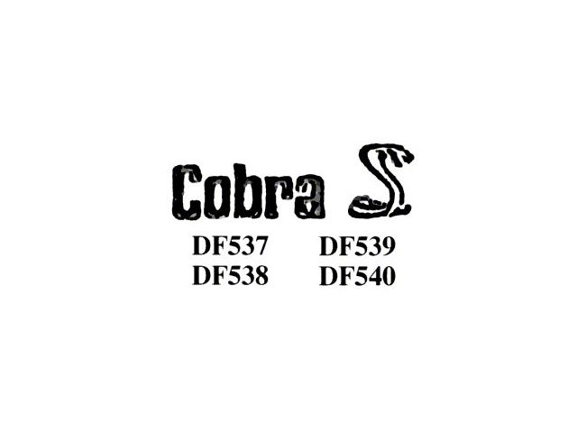 Exterior Decal - Cobra Snake - Torino - Blue