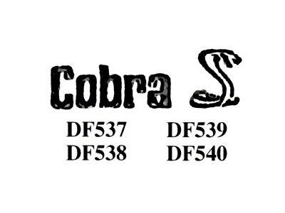 Exterior Decal - Cobra Snake - Torino - Blue