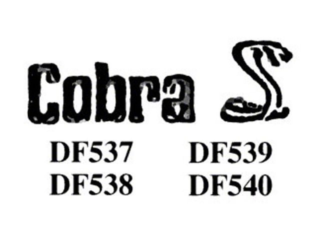 Exterior Decal - Cobra Snake - Torino - Red