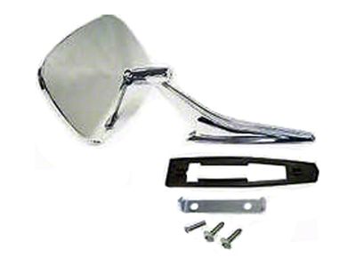 Exterior Door Mirror Assy; Right, 1970-1972