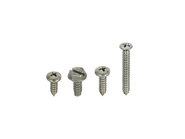 Exterior Screw Kit 16 Pieces , Galaxie, 1965