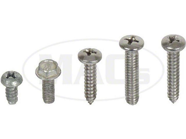 Exterior Screw Kit 17 Pieces. , Galaxie, 1969