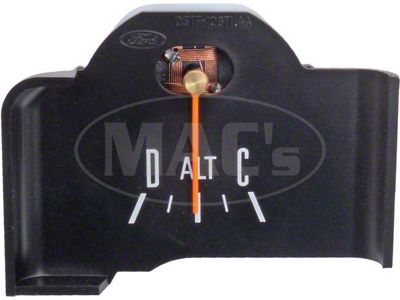 Ford F-Series/Bronco Ammeter Gauge,Orange Needle,77-79 (F-100, F-150, F-250, F-350 From Late 1977)
