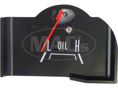 F-Series Truck Oil Pressure Gauge, Red Needle, 1973-1977