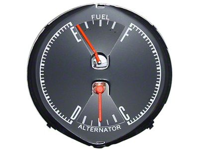 F1968 Mustang Fuel and Temperature Gauge Assembly