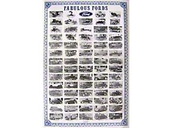 Fabulous Fords Poster/ 25 X 37