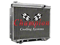 Aluminum Radiator, 3-Row (1968 Montego; 1968 Torino; 62-69 Fairlane)