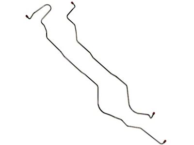 Fairlane/Cyclone C6 Transmission Cooler Lines, OE Steel, 2-Piece, 1964 (C6 Auto Transmission)
