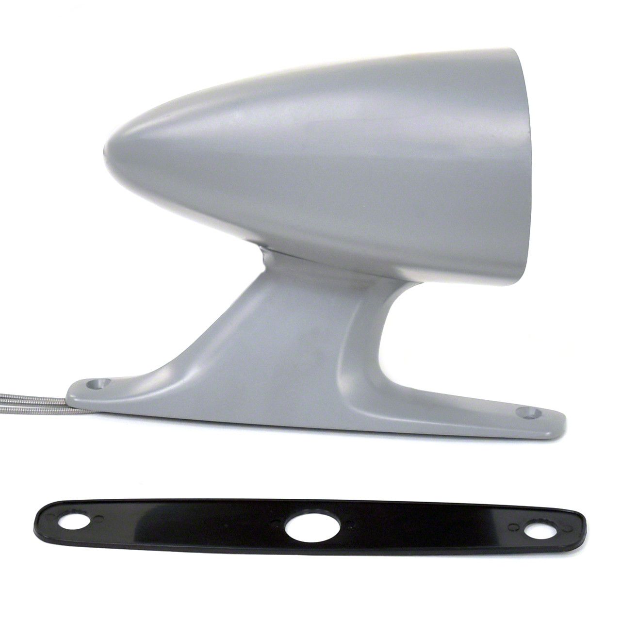 Ecklers Exterior Remote Racing Mirror; Driver Side; Unpainted (70