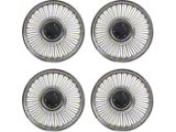 Wire Wheel Hub Caps Covers (63-65 Fairlane)