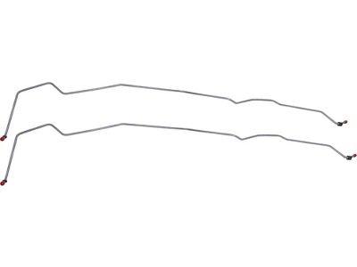 Fairlane/Torino/Cyclone C6 Transmission Cooler Lines, Big Block V8, OE Steel, 2-Piece, 1970 (C6 Auto Trans & Big Block V8)