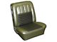 Fairlane XL, Front Buckets & Rear Seat Covers, Hardtop, 1967