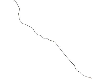 Falcon Front To Rear Brake Line, Hardtop, OE Steel, 1963-1965