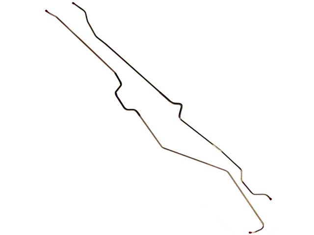 Falcon Front To Rear Brake Lines, Wagon, 2-Piece Stainless Steel, 1965