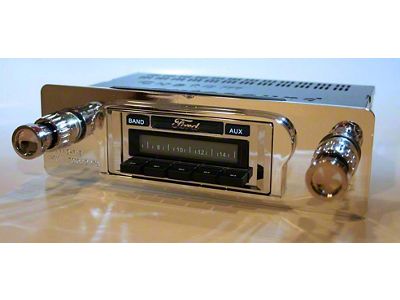 Custom Autosound Stereo,AM/FM USA230 Chrome Falcon,60-63