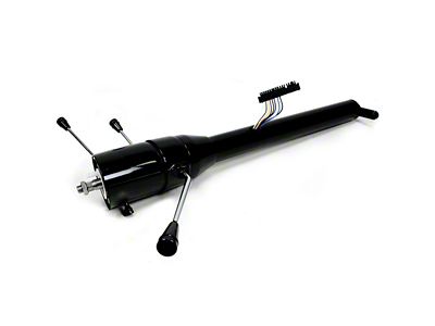 Falcon Tilt Steering Column, Column Shift, Gloss Black, 1965 (Column Shift)