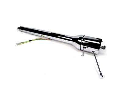 Falcon Tilt Steering Column, Floor Shift, Chrome, 1965 (Floor Shift)