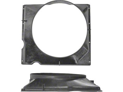 Fan Shroud - Engineering D7TA-SA - 28-1/4 Wide - 21 Diameter Opening - 351 & 400 V8 With Super Cooling