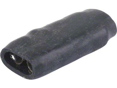 Female Wire Connector Sleeve - Black Rubber - 4-Way - Double-Ended