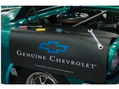 Fender Cover, Black, Gripper, Genuine Chevrolet Logo