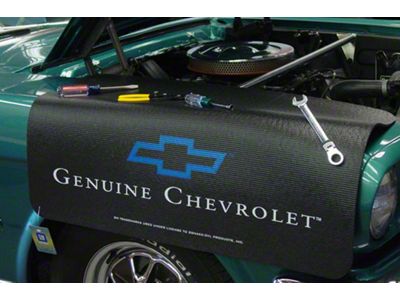 Fender Cover, Black, Gripper, Genuine Chevrolet Logo