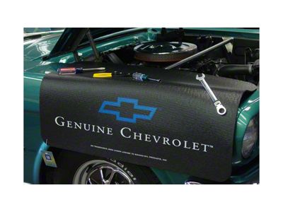 Fender Cover, Black, Gripper, Genuine Chevrolet Logo