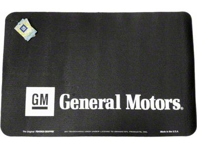 Fender Cover, Black, Gripper, GM General Motors Logo