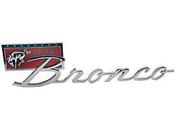 Scott Drake Fender Nameplate - Sport Bronco - Chrome Die-Cast - Right Or Left
