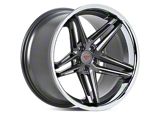 Ferrada Wheels CM1 Matte Graphite with Chrome Lip Wheel; 20x9; 35mm Offset (82-92 Firebird)