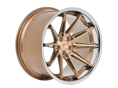 Ferrada Wheels CM2 Brushed Cobre with Chrome Lip Wheel; 20x9; 35mm Offset (82-92 Firebird)
