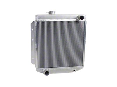 ExactFit DownFlow Radiator; 2-Row (63-65 I6, Late Model V8 Comet, Falcon w/ Manual Transmission)