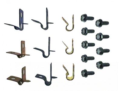Fine Lines Brake Line Clip Set (1969 Camaro)