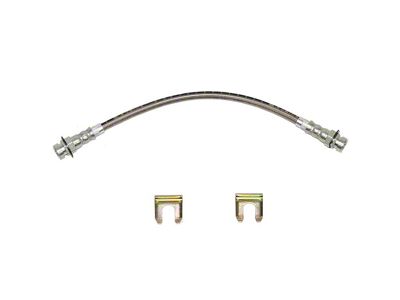 Fine Lines Front Brake Hose; Stainless (67-68 Camaro w/ Front Disc Brakes)