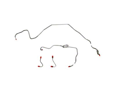 Fine Lines Front Brake Line Kit; Stainless (84-85 5.0L Camaro)