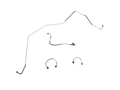 Fine Lines Front Brake Line Kit; Steel (67-68 Camaro w/ Power Drum Brakes)