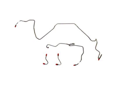 Fine Lines Front Brake Line Kit; Steel (84-85 2.5L, 2.8L Camaro)