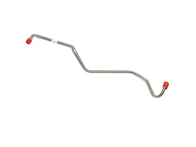 Fine Lines Fuel Pump to Carburetor Fuel Line with Return Line; Stainless (76-81 350 V8 Camaro w/ 4-Barrel Carburetor)