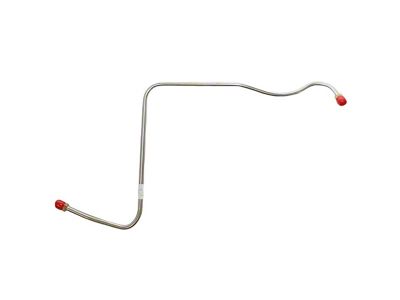 Fine Lines Fuel Pump to Carburetor Fuel Line; Stainless (67-04/67 327 V8 Camaro w/ 2-Barrel Carburetor)