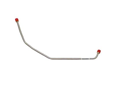 Fine Lines Fuel Pump to Carburetor Fuel Line; Stainless (1969 350 V8 Camaro w/ 4-Barrel Carburetor)