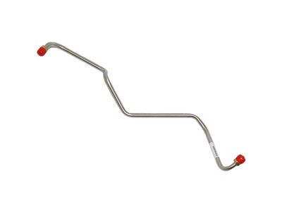 Fine Lines Fuel Pump to Carburetor Fuel Line; Stainless (73-74 350 V8 Camaro w/ Quadra-Jet)