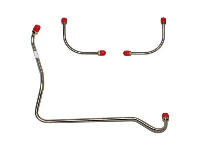 Fine Lines Fuel Pump to Carburetor Fuel Line; Steel (67-68 Camaro Z/28)