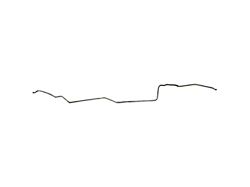 Fine Lines Fuel Pump to Tank Fuel Line; 3/8-Inch; Stainless (67-68 Small Block V8 Camaro)
