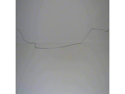 Fine Lines Fuel Return Line with Beaded Ends; 1/4-Inch; Driver Side; Stainless (82-92 Camaro)