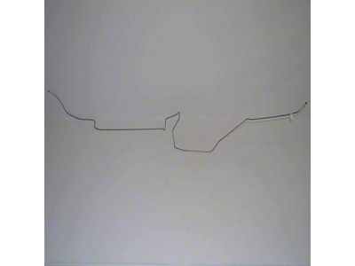 Fine Lines Fuel Return Line with Beaded Ends; 1/4-Inch; Passenger Side; Stainless (82-92 Camaro)