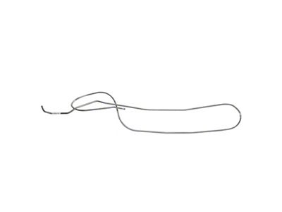 Fine Lines Fuel Return Line with Beaded Ends; 5/16-Inch; Driver Side; Stainless (82-92 V8 Camaro)